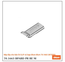 Nắp đậy cho bản lề CLIP có logo Blum 70.1663 2872593