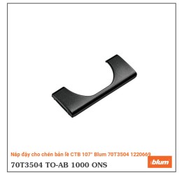 Nắp đậy cho chén bản lề CTB 107° Blum 70T3504 1220669