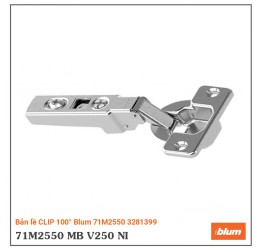 Bản lề CLIP 100° Blum 71M2550 3281399