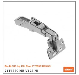 Bản lề CLIP top 170° Blum 71T6550 3703643