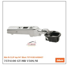 Bản lề CLIP top 94° Blum 75T4100 6458437