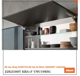 Bộ tay nâng AVENTOS HK top 25 Blum 22K2500T 4264226