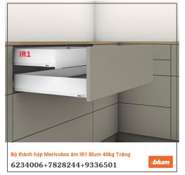 Bộ thành hộp Merivobox âm IR1 Blum 40kg Trắng