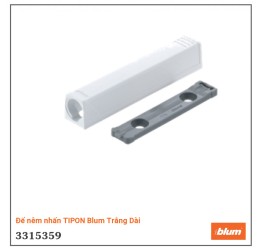 Đế nêm nhấn TIP-ON Blum Trắng Dài