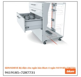 SERVO-DRIVE Bộ điện cho ngăn kéo Blum 4 ngăn 9419185+7287731