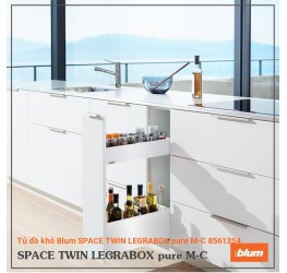 Tủ đồ khô Blum SPACE TWIN LEGRABOX pure M-C 8561354