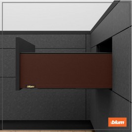 Ray hộp blum Legrabox-special-C chiều cao C 177mm nâu đỏ nhám  2118517 + 8801456