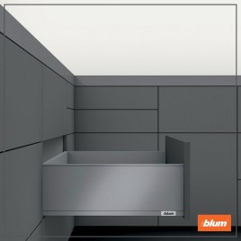 Ray hộp blum Legrabox-pure-C chiều cao C 177mm xám đậm  2633078 + 8801456