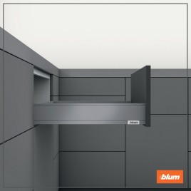 Ray hộp blum Legrabox-pure-M chiều cao M 90.5mm xám đậm  4398816 + 8801456