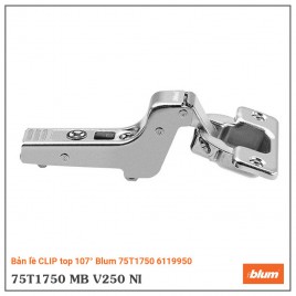 Bản lề CLIP top 107° Blum 75T1750 6119950