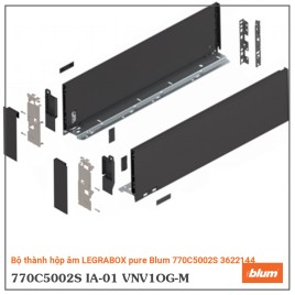 Bộ thành hộp âm LEGRABOX pure Blum 770C5002S 3622144