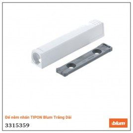 Đế nêm nhấn TIP-ON Blum Trắng Dài