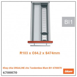 Khay chia ORGA-LINE cho Tandembox Blum BI1 6700070