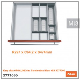 Khay chia ORGA-LINE cho Tandembox Blum MI3 3777090