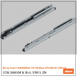 Bộ ray trượt TANDEMBOX TIP-ON Blum 578.5001M 1068114