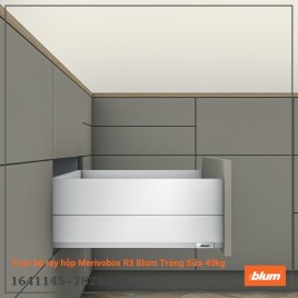 Trọn bộ ray hộp Merivobox R3 Blum Trắng Sữa 40kg