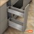 Bộ ngăn kéo Blum Space-Twin-Merivobox-R1-R3 xám nhạt R150-300mm  34875077