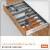 Trọn bộ ray hộp TANDEMBOX X1 Blum 50Kg Xám